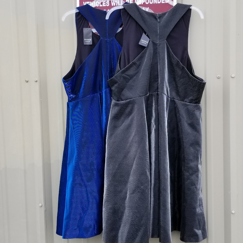 Torrid Metallic Dress - Picture 3 of 7